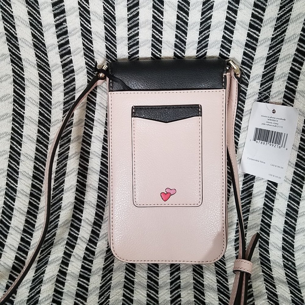 Kate Spade Minnie Mouse NS Phone Crossbody Vellum - Picture 5 of 11
